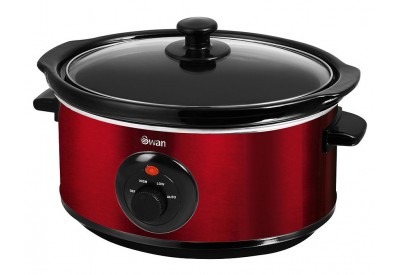 Swan Slow Cooker 3.5 Litre (rouge)